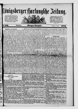 Königsberger Hartungsche Zeitung on Aug 6, 1882