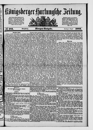 Königsberger Hartungsche Zeitung vom 08.08.1882