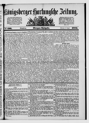 Königsberger Hartungsche Zeitung vom 23.08.1882