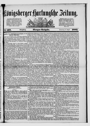 Königsberger Hartungsche Zeitung vom 24.08.1882