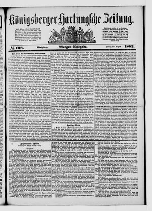 Königsberger Hartungsche Zeitung vom 25.08.1882