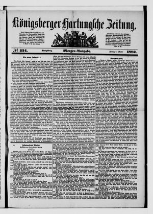 Königsberger Hartungsche Zeitung vom 06.10.1882