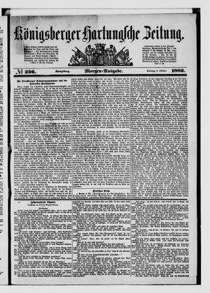 Königsberger Hartungsche Zeitung vom 08.10.1882