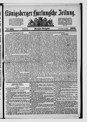 Königsberger Hartungsche Zeitung vom 12.10.1882