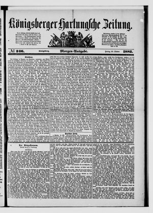 Königsberger Hartungsche Zeitung vom 20.10.1882