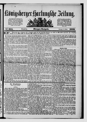 Königsberger Hartungsche Zeitung vom 29.10.1882