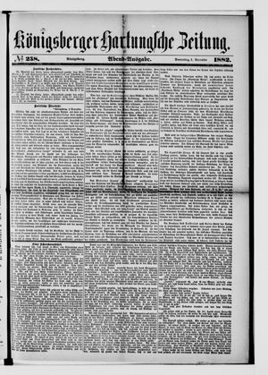 Königsberger Hartungsche Zeitung vom 02.11.1882