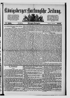 Königsberger Hartungsche Zeitung vom 05.11.1882