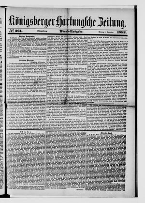 Königsberger Hartungsche Zeitung vom 06.11.1882