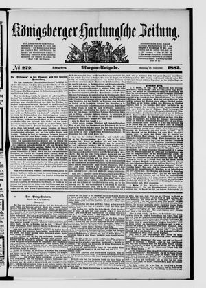 Königsberger Hartungsche Zeitung vom 19.11.1882