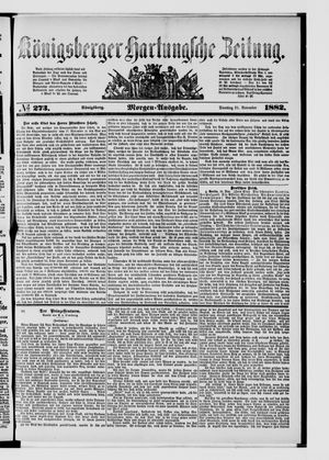 Königsberger Hartungsche Zeitung vom 21.11.1882
