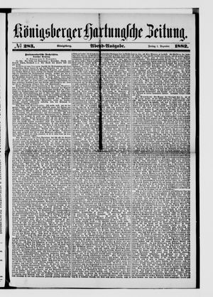 Königsberger Hartungsche Zeitung vom 01.12.1882