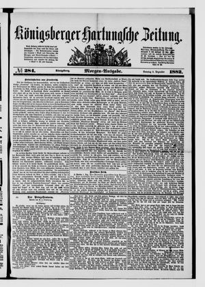 Königsberger Hartungsche Zeitung vom 03.12.1882
