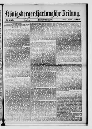 Königsberger Hartungsche Zeitung vom 04.12.1882
