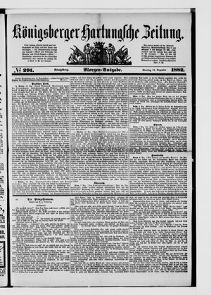 Königsberger Hartungsche Zeitung vom 12.12.1882
