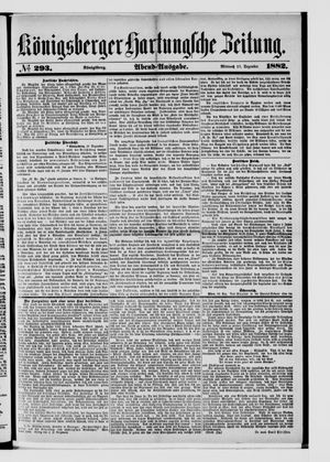 Königsberger Hartungsche Zeitung vom 13.12.1882