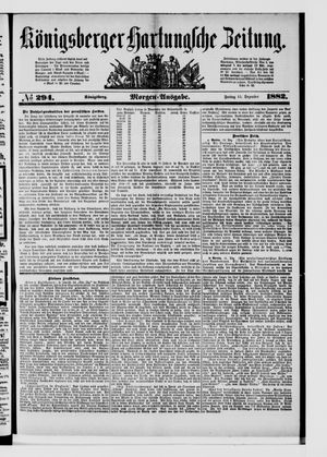 Königsberger Hartungsche Zeitung vom 15.12.1882