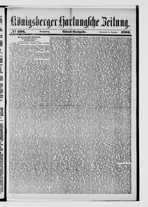 Königsberger Hartungsche Zeitung vom 16.12.1882