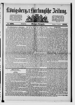 Königsberger Hartungsche Zeitung vom 17.12.1882