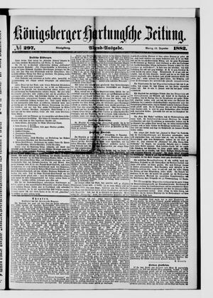Königsberger Hartungsche Zeitung vom 18.12.1882