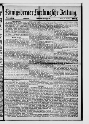 Königsberger Hartungsche Zeitung vom 19.12.1882