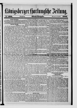 Königsberger Hartungsche Zeitung vom 20.12.1882
