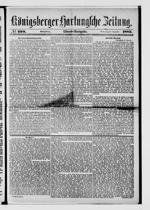 Königsberger Hartungsche Zeitung vom 21.12.1882