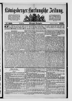 Königsberger Hartungsche Zeitung vom 22.12.1882