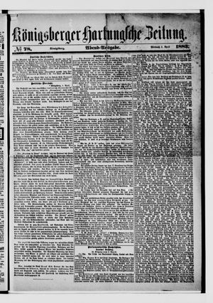 Königsberger Hartungsche Zeitung on Apr 4, 1883