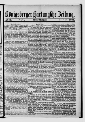Königsberger Hartungsche Zeitung vom 13.04.1883