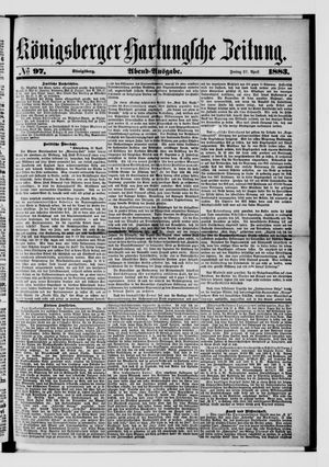 Königsberger Hartungsche Zeitung vom 27.04.1883