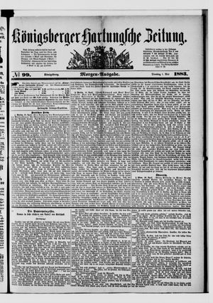 Königsberger Hartungsche Zeitung on May 1, 1883