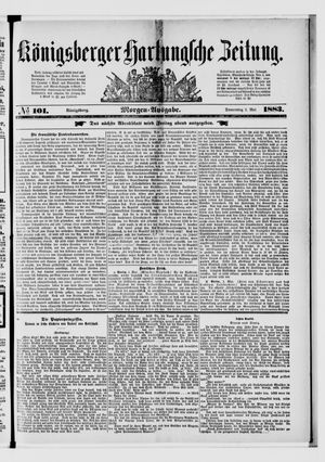 Königsberger Hartungsche Zeitung on May 3, 1883