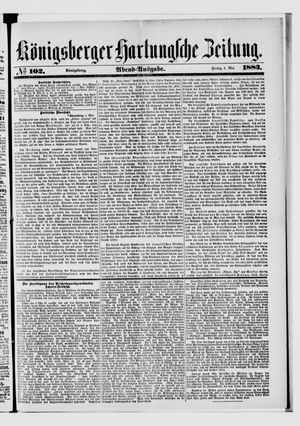Königsberger Hartungsche Zeitung on May 4, 1883