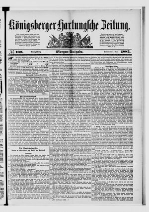 Königsberger Hartungsche Zeitung on May 5, 1883
