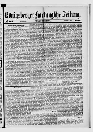 Königsberger Hartungsche Zeitung on May 5, 1883