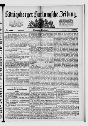 Königsberger Hartungsche Zeitung on May 6, 1883