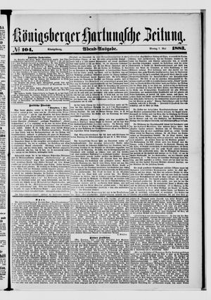 Königsberger Hartungsche Zeitung on May 7, 1883