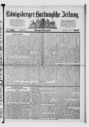 Königsberger Hartungsche Zeitung vom 10.05.1883