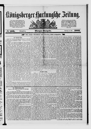Königsberger Hartungsche Zeitung on May 13, 1883