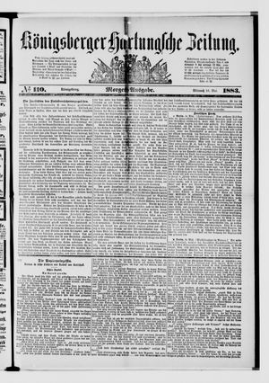 Königsberger Hartungsche Zeitung on May 16, 1883