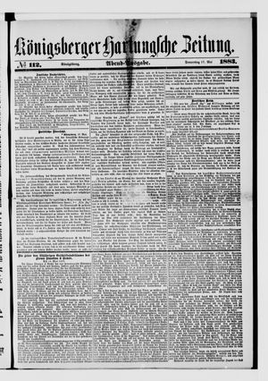 Königsberger Hartungsche Zeitung vom 17.05.1883