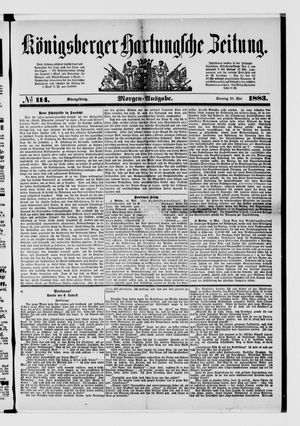 Königsberger Hartungsche Zeitung vom 20.05.1883
