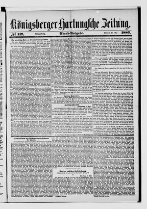 Königsberger Hartungsche Zeitung vom 23.05.1883
