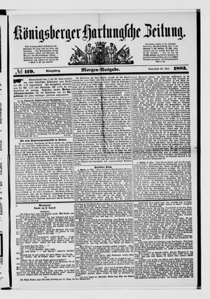 Königsberger Hartungsche Zeitung vom 26.05.1883