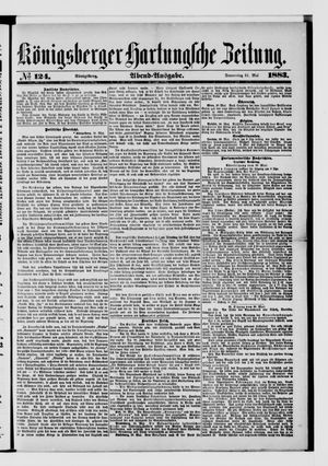 Königsberger Hartungsche Zeitung vom 31.05.1883