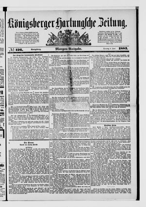 Königsberger Hartungsche Zeitung vom 03.06.1883
