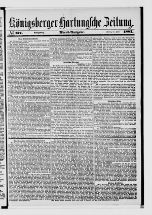 Königsberger Hartungsche Zeitung on Jun 15, 1883