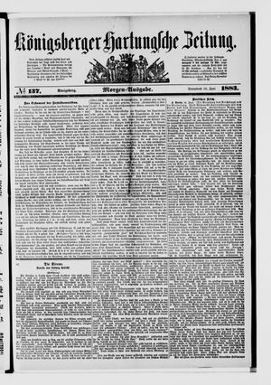 Königsberger Hartungsche Zeitung on Jun 16, 1883