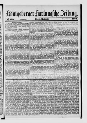 Königsberger Hartungsche Zeitung on Jun 18, 1883